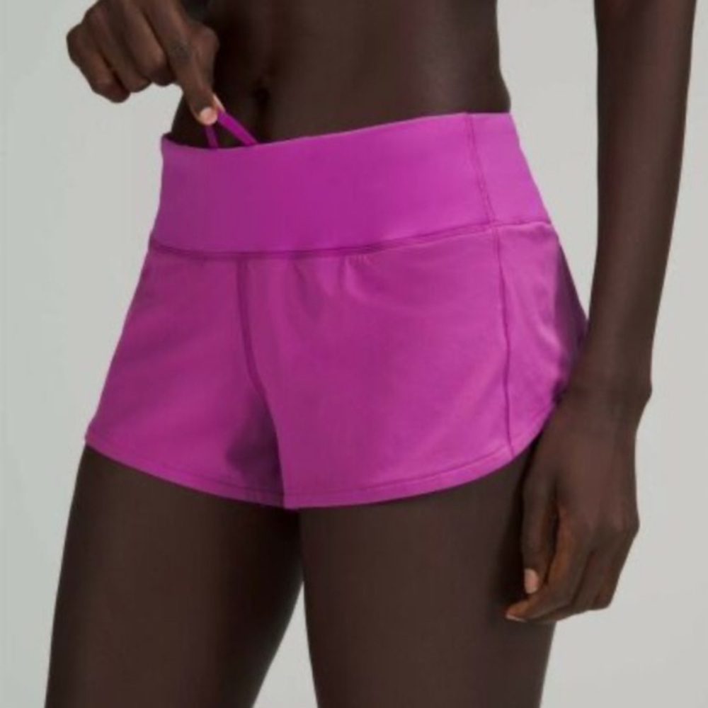 Lululemon Speed Up, LR 2.5”, Sz 10 Purple